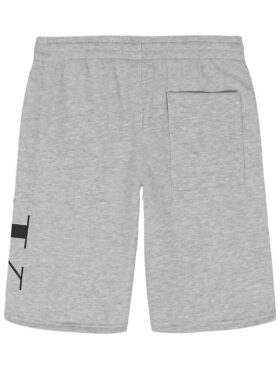 Monologo-shorts i stickat med tryck för pojkar