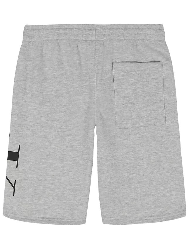 Monologo-shorts i stickat med tryck för pojkar Monologo-shorts i stickat med tryck för pojkar
