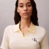 Monologo Stripe Rib Polo T-shirt Monologo Stripe Rib Polo T-shirt