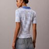 Monologo Stripe Rib Polo T-shirt Monologo Stripe Rib Polo T-shirt