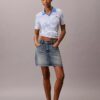 Monologo Stripe Rib Polo T-shirt Monologo Stripe Rib Polo T-shirt