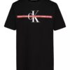 Monologo Stripe T-shirt med rund hals för pojkar Monologo Stripe T-shirt med rund hals för pojkar