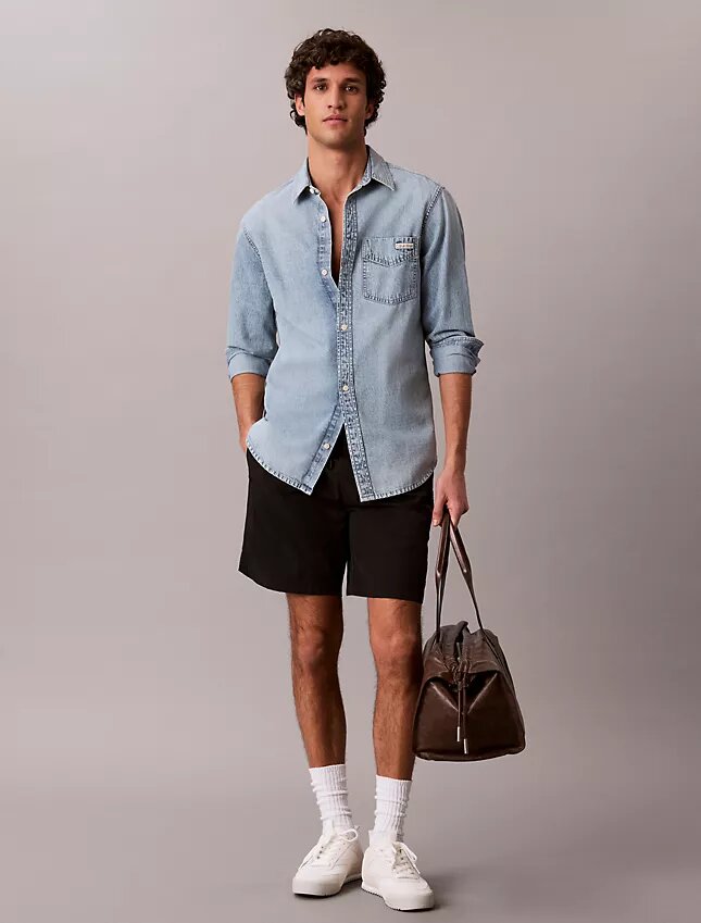 Nylon-shorts med Monogram Nylon-shorts med Monogram