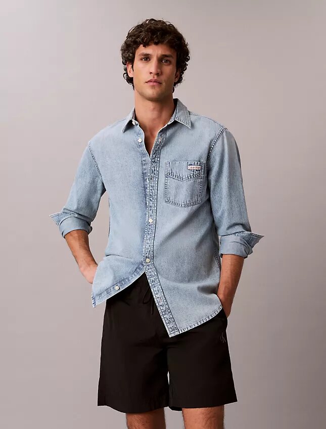 Nylon-shorts med Monogram Nylon-shorts med Monogram