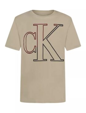 Oversized T-shirt med monogram för pojkar