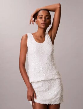Paljett-cami-top