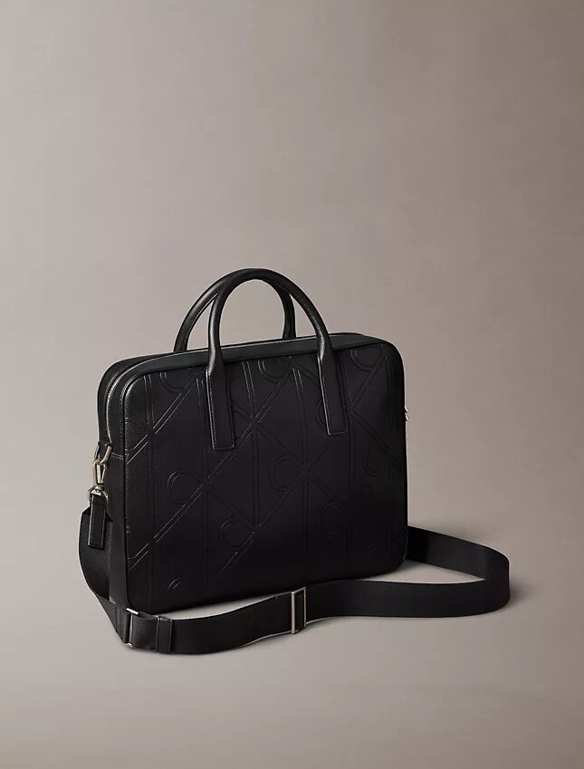 Pendlarväska med präglad logotyp Pendlarväska med präglad logotyp