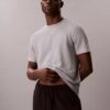 Piqué-T-shirt med rund hals Piqué-T-shirt med rund hals