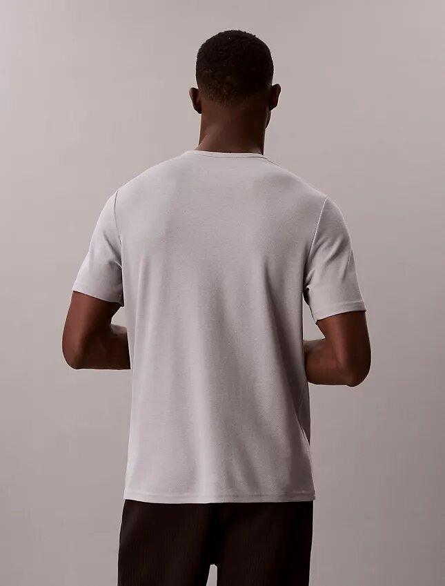 Piqué-T-shirt med rund hals Piqué-T-shirt med rund hals