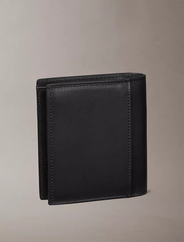 Placklogotyp, smal bifold-plånbok Placklogotyp, smal bifold-plånbok