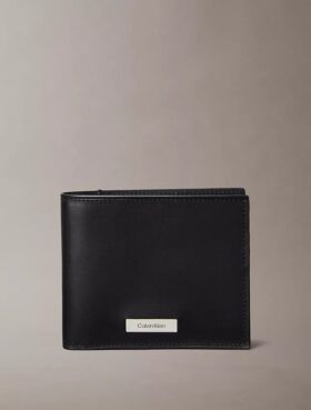 Plakettlogotyp Bifold-plånbok
