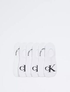 Platta skor med monogram-print i 6-pack