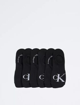 Platta skor med monogram-print i 6-pack