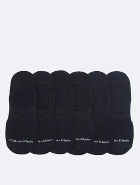 Platta strumpor med logotyp, 6-pack