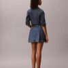 Plisserad minikjol i Denim Plisserad minikjol i Denim