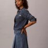 Plisserad minikjol i Denim Plisserad minikjol i Denim