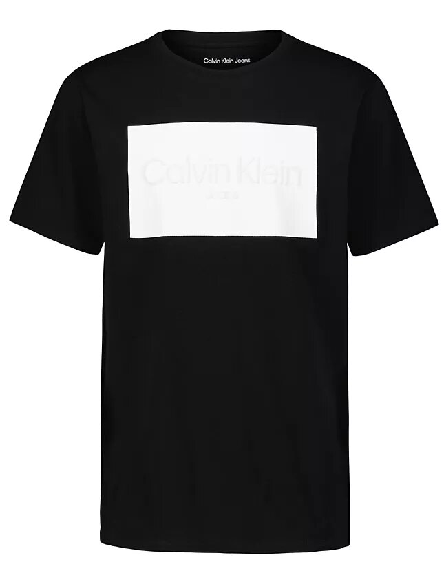 Pojkar Ck Logo Block T-shirt med rund hals Pojkar Ck Logo Block T-shirt med rund hals