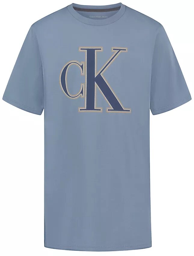 Pojktröja med Monogram-logotyp i kedjesöm Pojktröja med Monogram-logotyp i kedjesöm