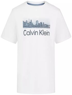 Pojktröja med New York-silhuett