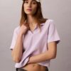 Polo-T-shirt i bomullsribb Polo-T-shirt i bomullsribb