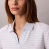 Polo-T-shirt i bomullsribb Polo-T-shirt i bomullsribb