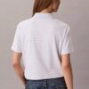 Polo-T-shirt i bomullsribb Polo-T-shirt i bomullsribb