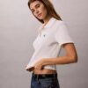 Polo-T-shirt i bomullsribb Polo-T-shirt i bomullsribb