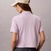 Polo-T-shirt i bomullsribb Polo-T-shirt i bomullsribb