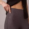 Ponte-mönstrade byxor med smal passform Ponte-mönstrade byxor med smal passform