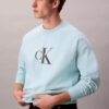 Premium-frottétröja med Monogram-logotyp och avslappnad passform