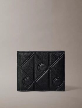 Präglad emblem-logotyp, bifold-plånbok Präglad emblem-logotyp, bifold-plånbok