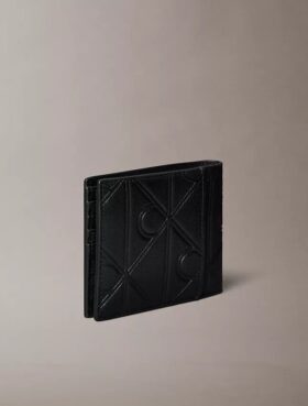 Präglad emblem-logotyp, bifold-plånbok Präglad emblem-logotyp, bifold-plånbok