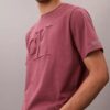 Präglad Monogram-T-shirt i klassisk stil Präglad Monogram-T-shirt i klassisk stil