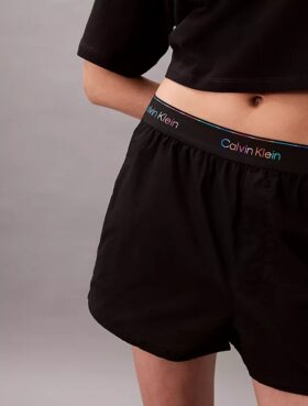Pride-logotyp Poplin-sovshorts