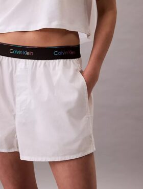 Pride-logotyp Poplin-sovshorts