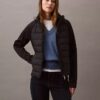 Pufferjacka i blandade material Pufferjacka i blandade material
