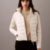 Pufferjacka i blandade material Pufferjacka i blandade material