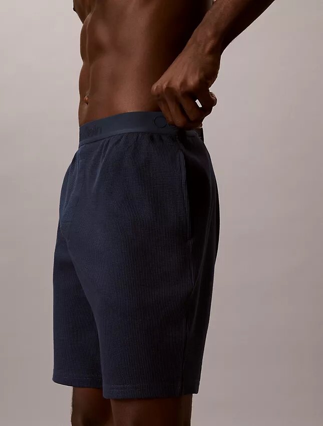 Pyjamasbyxor i våffelstickat Pyjamasbyxor i våffelstickat