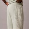 Pyjamasbyxor i våffelstickat Pyjamasbyxor i våffelstickat
