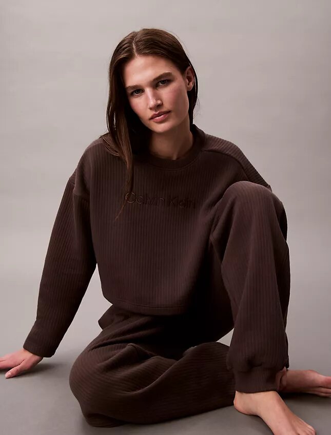 Quiltad fleece-sovtröja Quiltad fleece-sovtröja