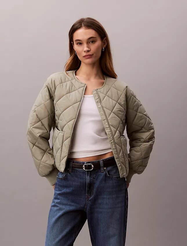 Quiltad jacka i nylon Quiltad jacka i nylon