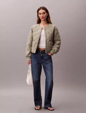 Quiltad jacka i nylon