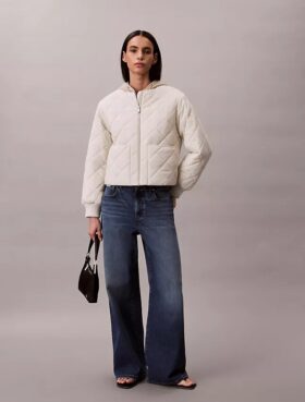 Quiltad jacka i nylon