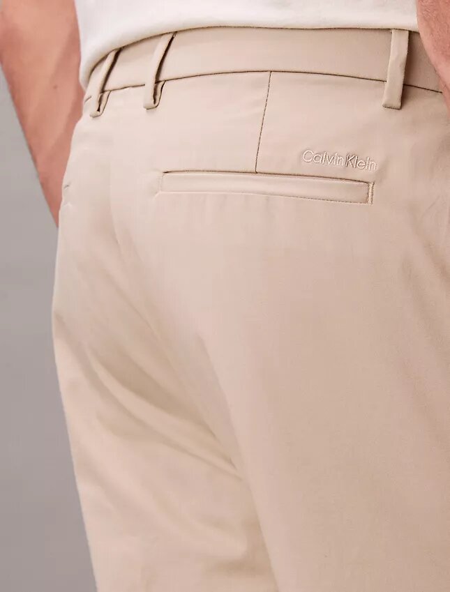 Raka byxor i Cotton Stretch Raka byxor i Cotton Stretch