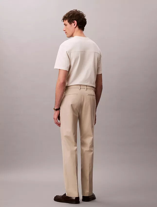 Raka byxor i Cotton Stretch Raka byxor i Cotton Stretch