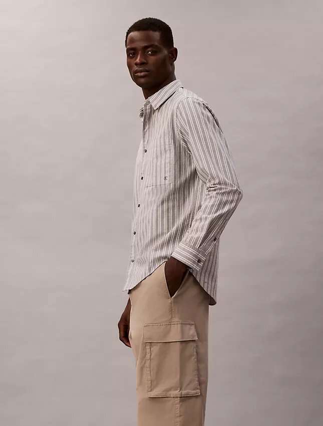 Raka cargobyxor i Cotton Stretch-byxor Raka cargobyxor i Cotton Stretch-byxor