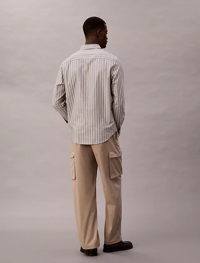 Raka cargobyxor i Cotton Stretch-byxor Raka cargobyxor i Cotton Stretch-byxor