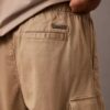 Raka cargobyxor i Cotton Stretch-byxor