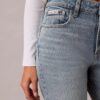 Raka jeans med hög midja