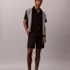 Raka seersucker-shorts med resår, 18 cm Raka seersucker-shorts med resår, 18 cm